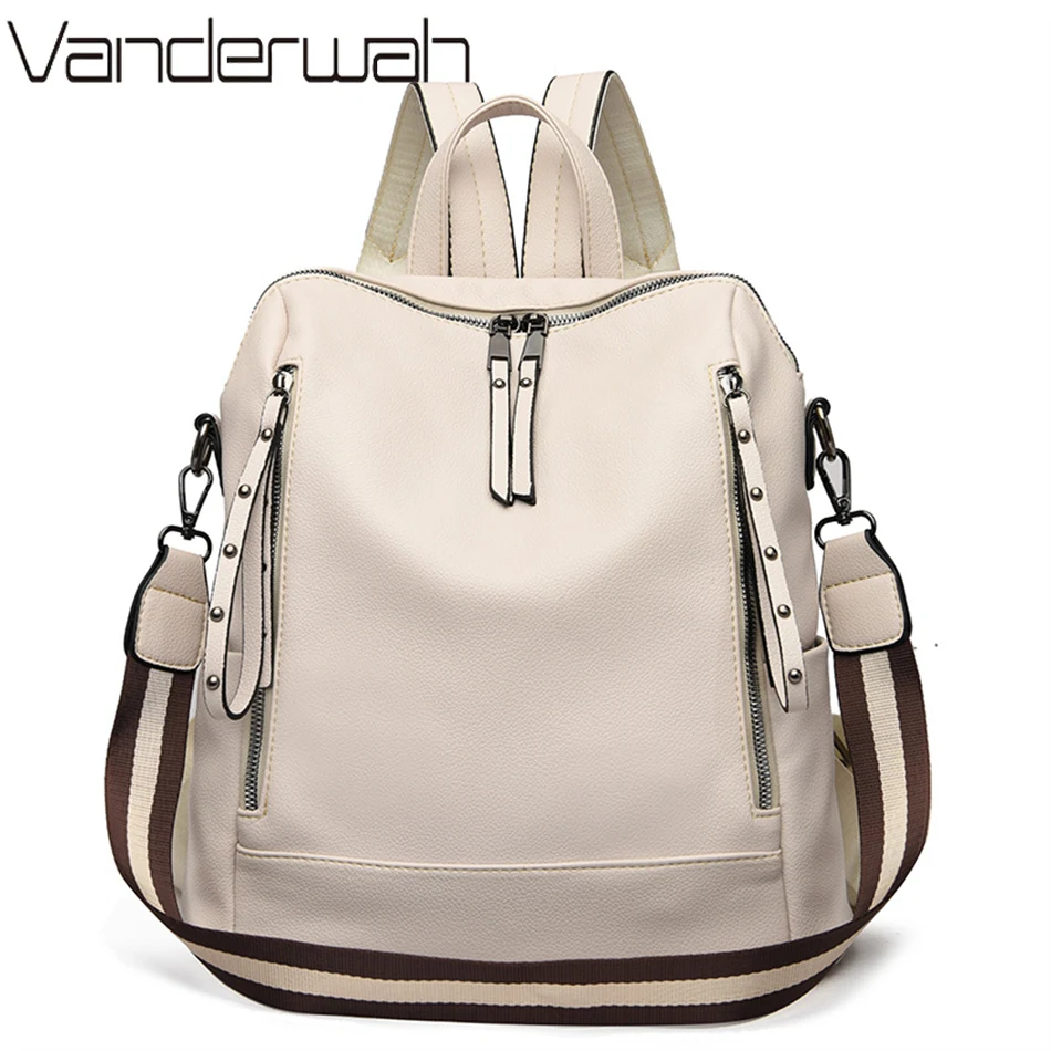 Brand Luxury Backpacks Soft Le - Women Bags Branded recension och pris
